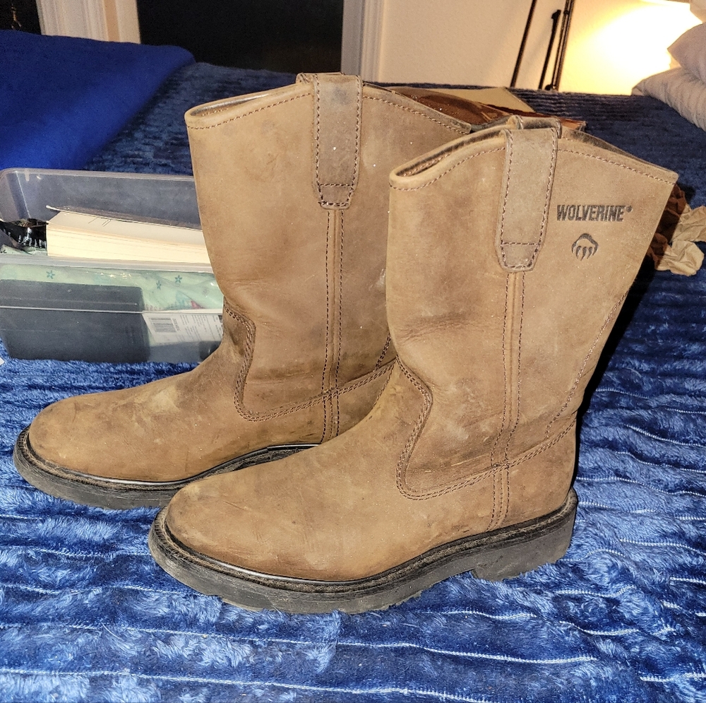 Wolverine Men's Brown Leather Boots